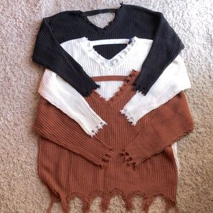 Distressed Sweater Bundle